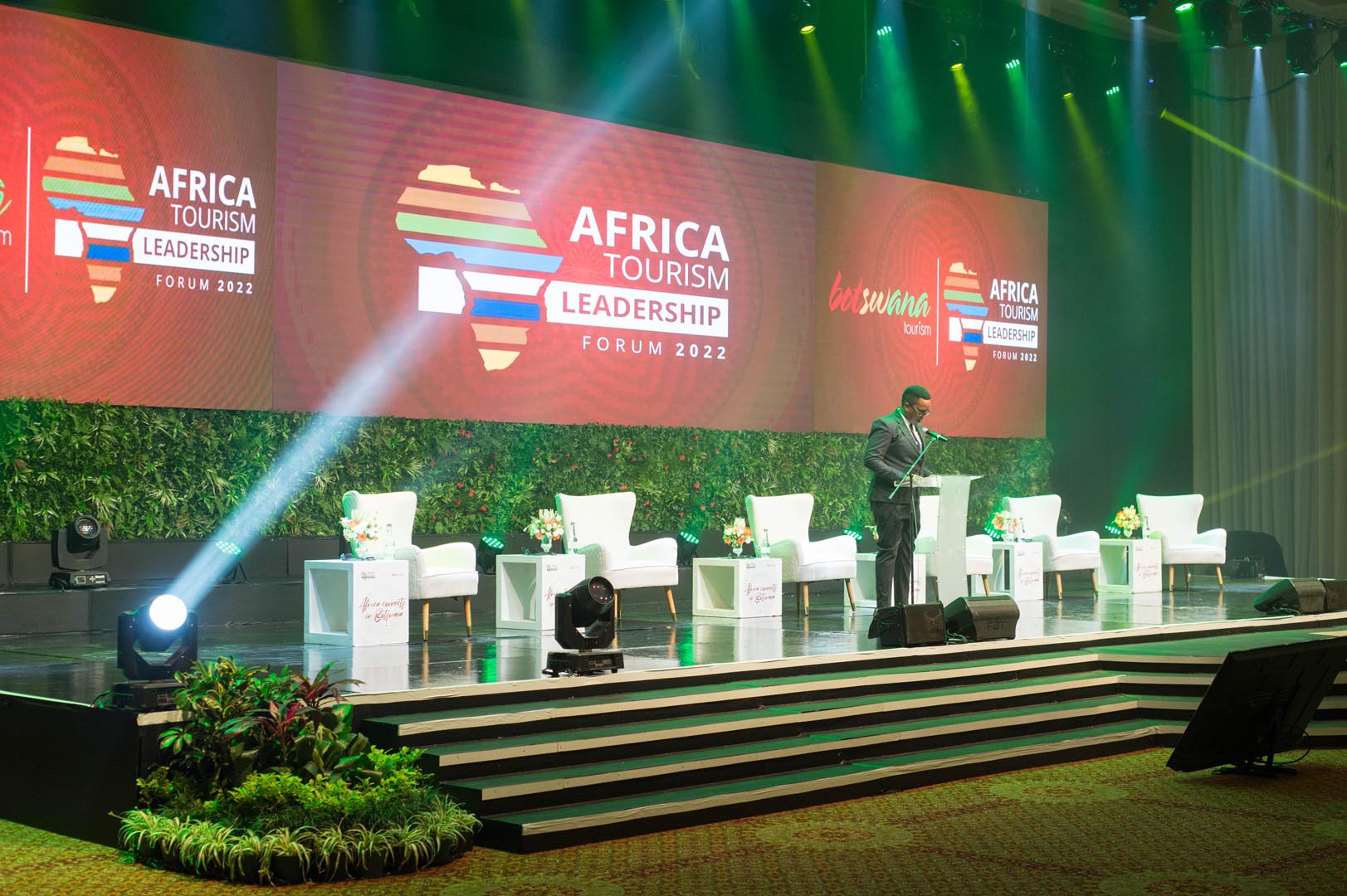 Africa Tourism Leadership Forum main stage in Polokwane